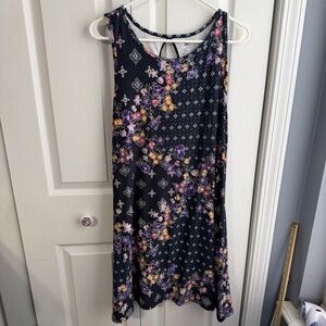 SO multicolor floral tank dress size XXL